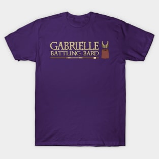 Gabrielle Battling Bard T-Shirt